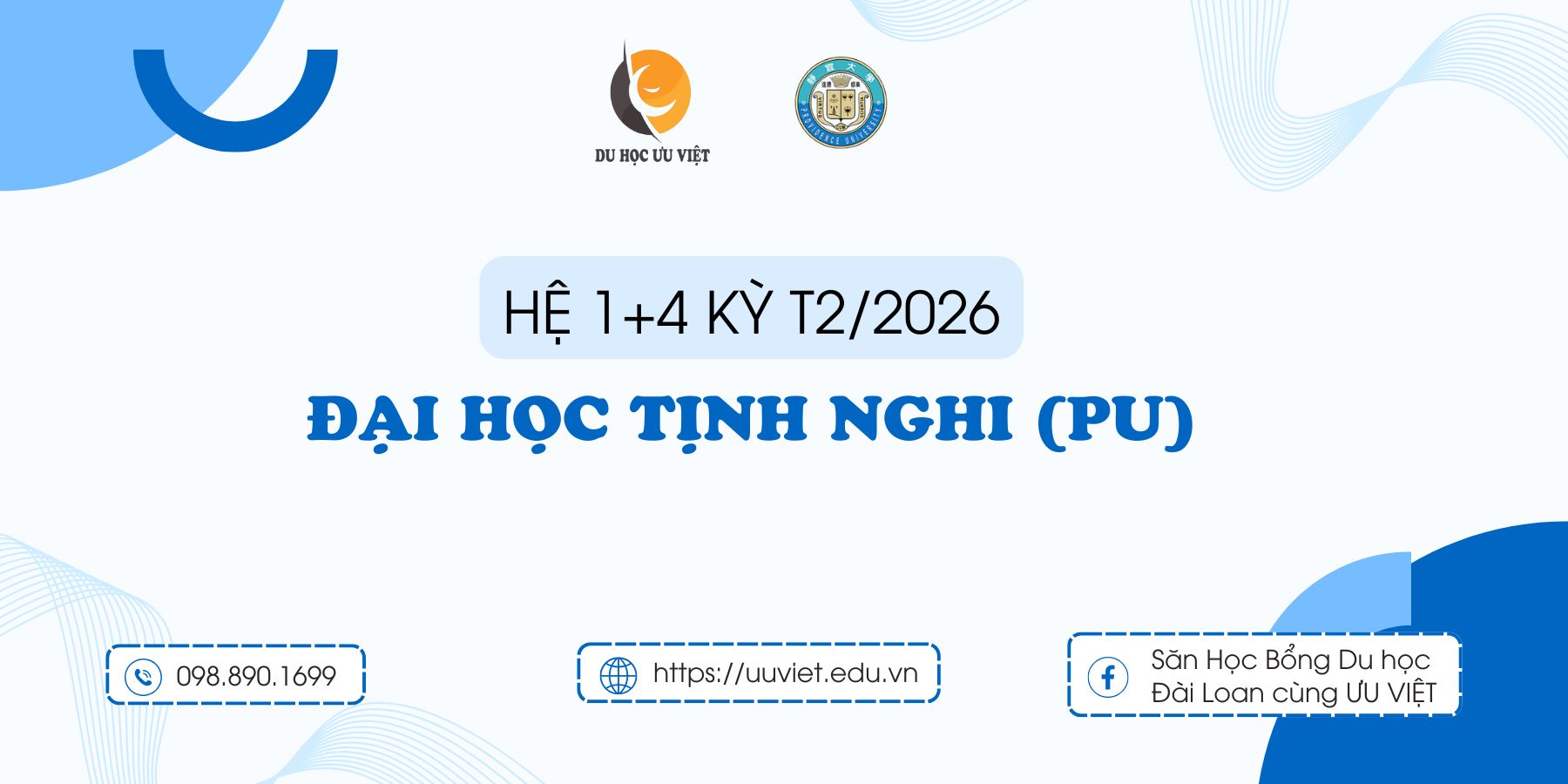 Kỳ Tuyển Sinh T2/2026: Hệ 1+4 Của Đại Học Tịnh Nghi (PU)