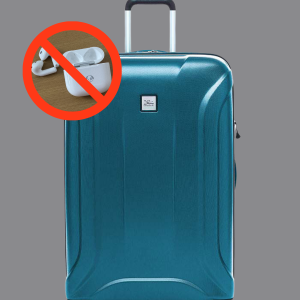 Không để tai nghe Bluetooth và hộp đựng ở hành lý ký gửi