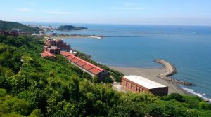 View biển của ĐH Quốc lập Trung Sơn